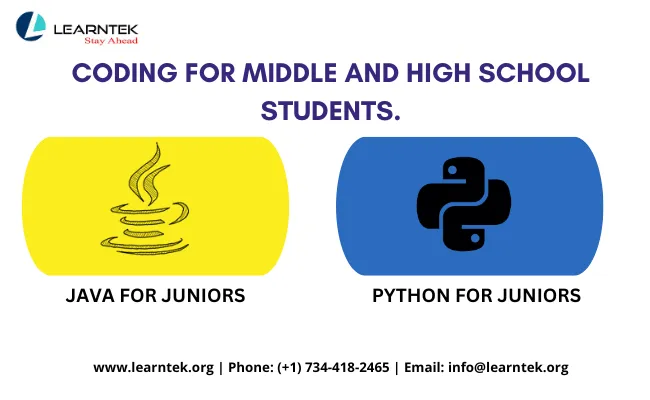 PYTHON-JAVA Courses for High School Students - Great Andhra