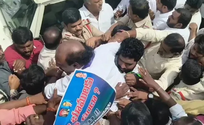 చంద్రబాబు ప్రభుత్వం వైసీఆర్పీ నేతల అరెస్టులతో రాజకీయ దుమారం